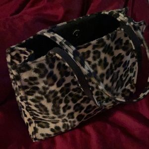 Animal print handbag